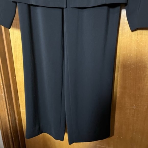 Zip Front Black Suit - Picture 5 of 9